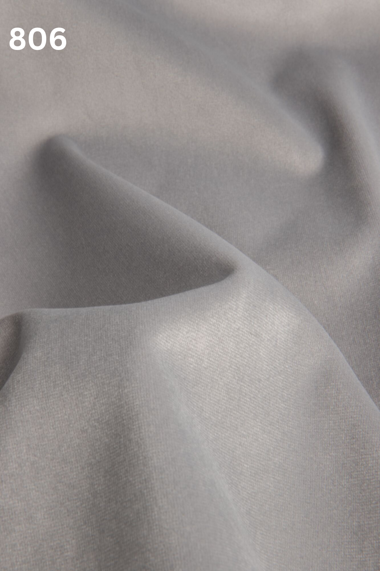 Luxurious Quartz knitted warp velvet fabric with ultra-fine high pile, matte finish, and soft texture, inspired by the elegance of the gemstone.