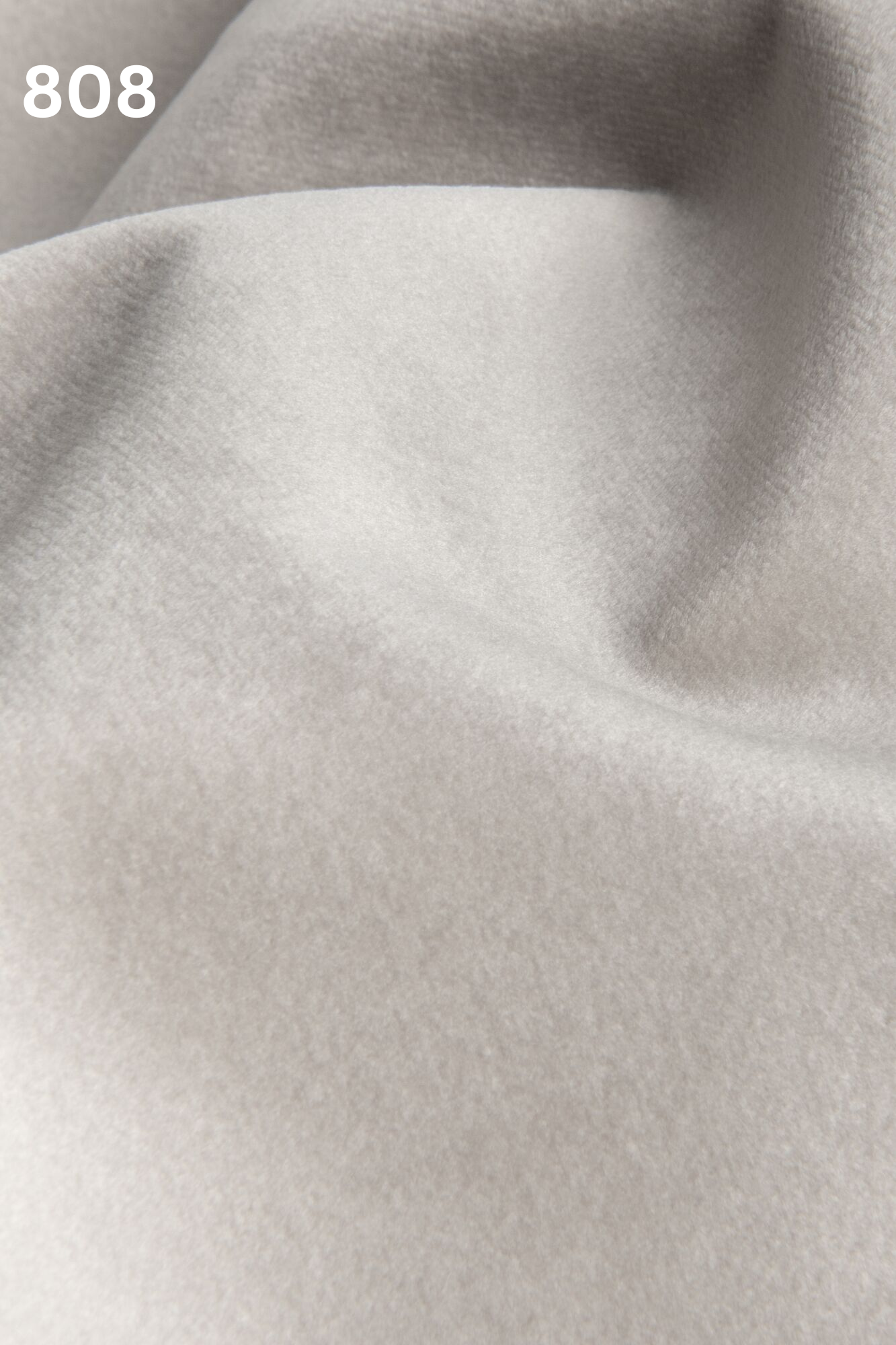 Luxurious Quartz knitted warp velvet fabric with ultra-fine high pile, matte finish, and soft texture, inspired by the elegance of the gemstone.