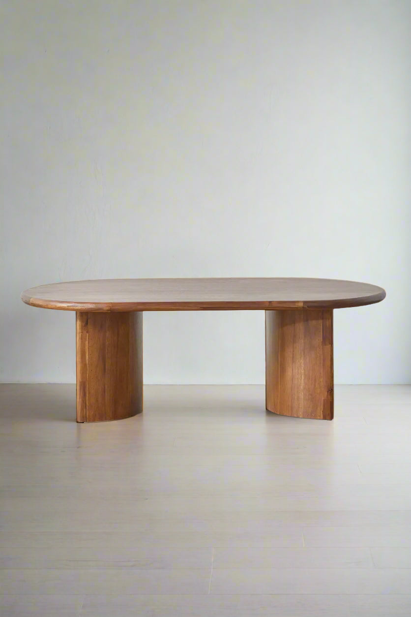 Selene Solid Wood Coffee Table in Warmer Walnut