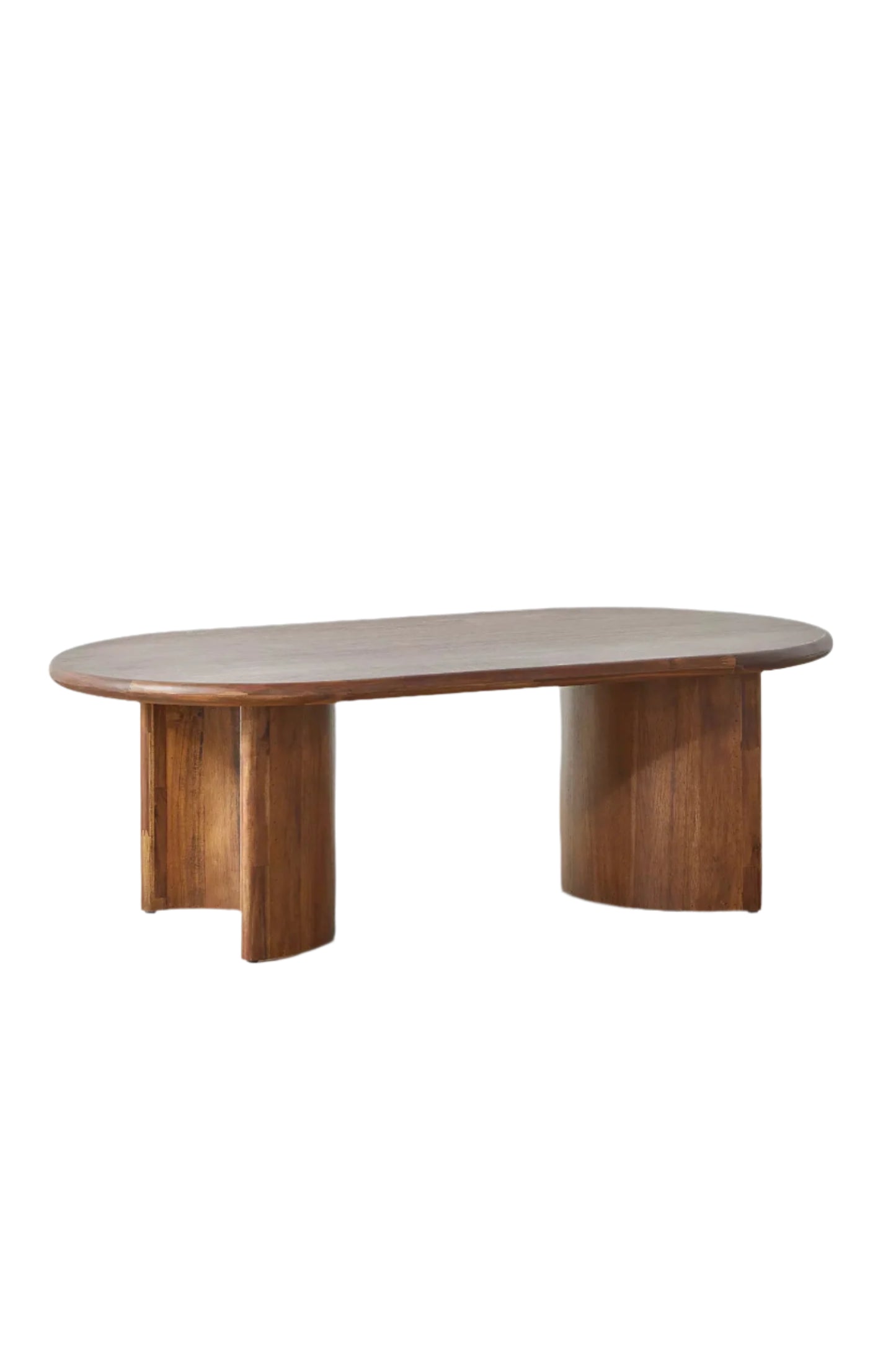Selene Solid Wood Coffee Table in Warmer Walnut