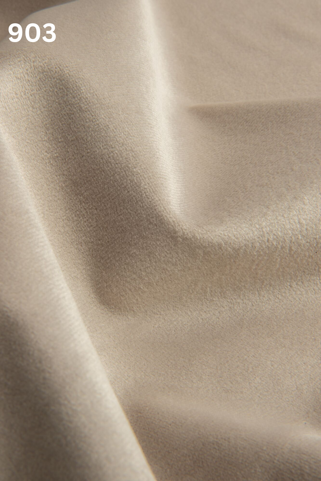 Luxurious Quartz knitted warp velvet fabric with ultra-fine high pile, matte finish, and soft texture, inspired by the elegance of the gemstone.