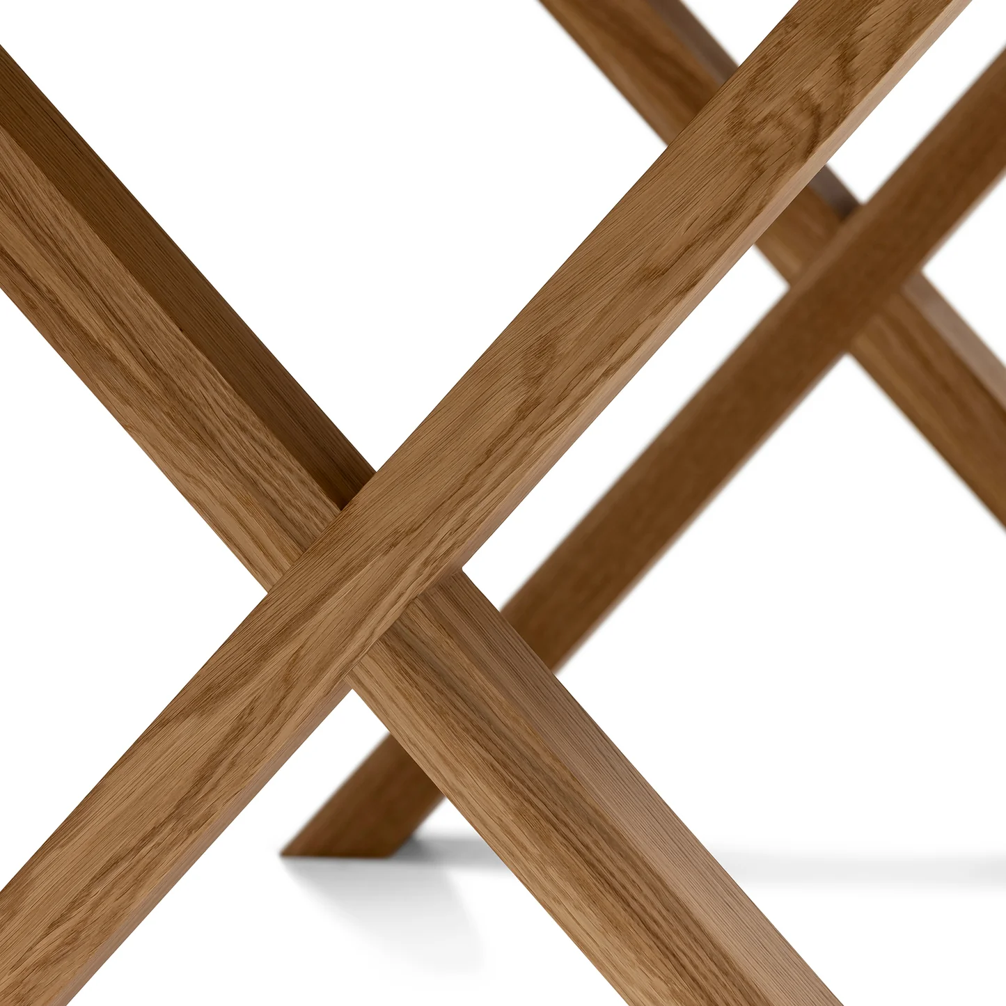 Megan Extendable Solid Wood Natural Oak Dining Table Talia Haus