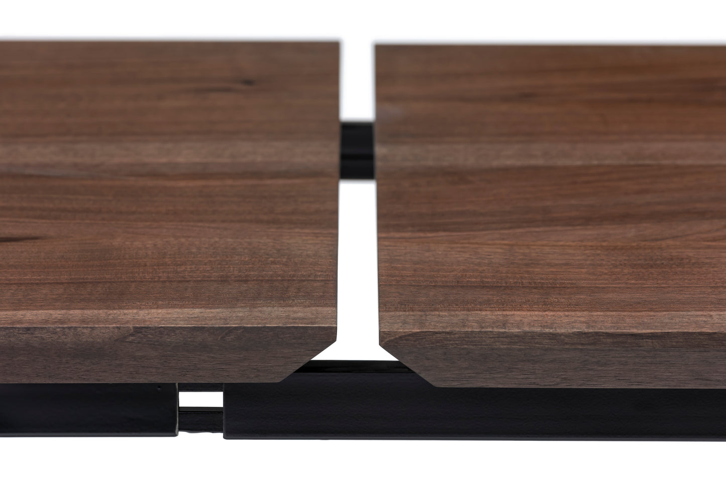 Megan Extendable Solid Wood Dark Oak Dining Table With Extensions Talia Haus