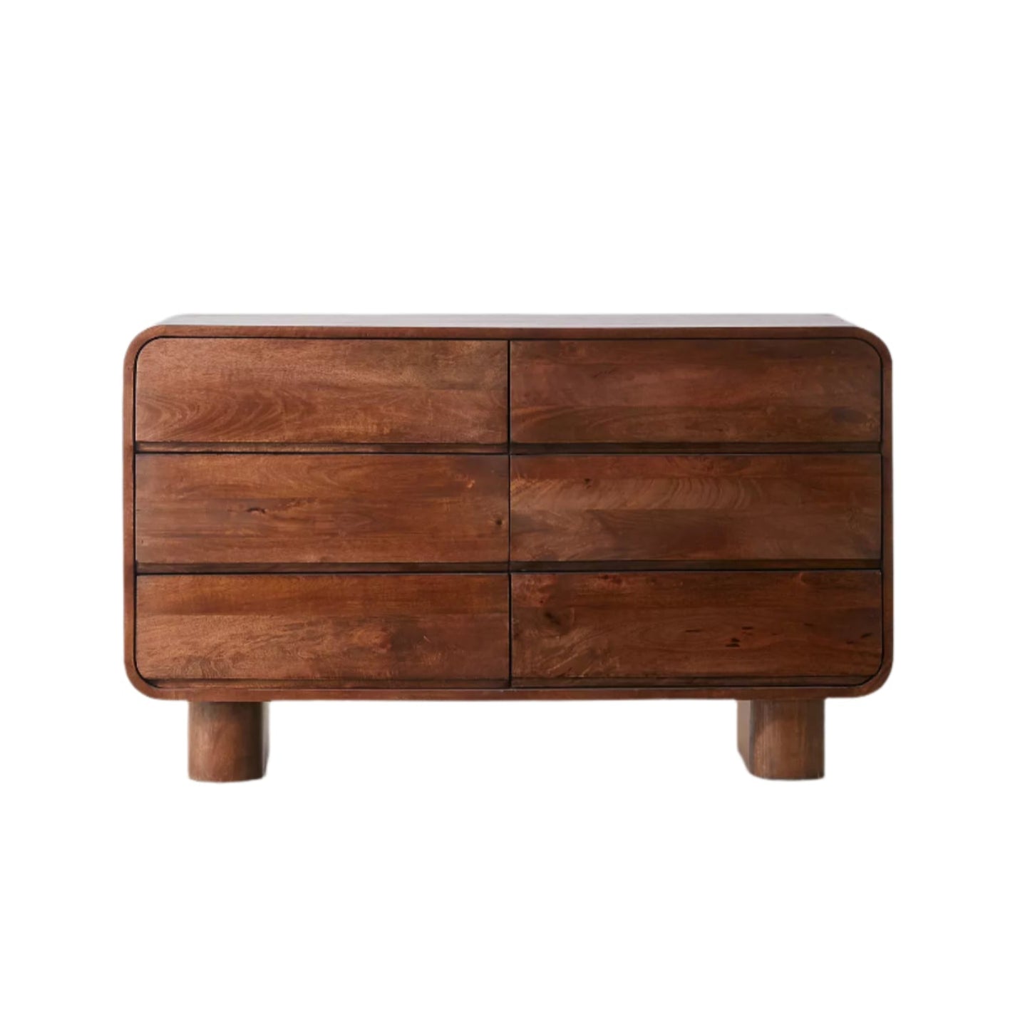 Modern solid oak sideboard chest of drawers with ample storage, featuring a modern design, smooth wood grain, and soft-close doors—perfect for bedroom or living room.