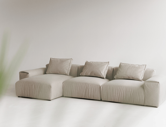 Großes modulares Ecksofa, in Europa gefertigt