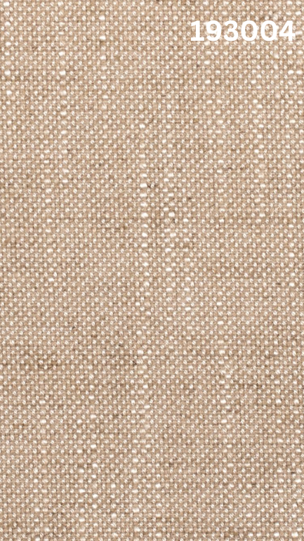 Beige linen fabric texture with a subtle pattern and number '193004' at the top.