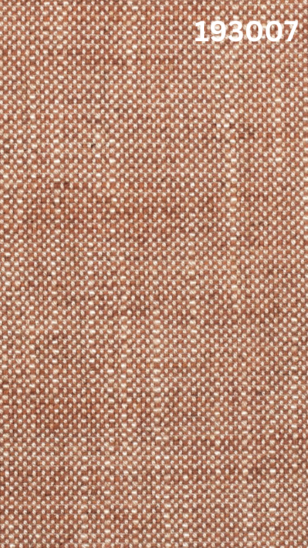 Orange linen fabric texture with a subtle pattern and number '193007' at the top.