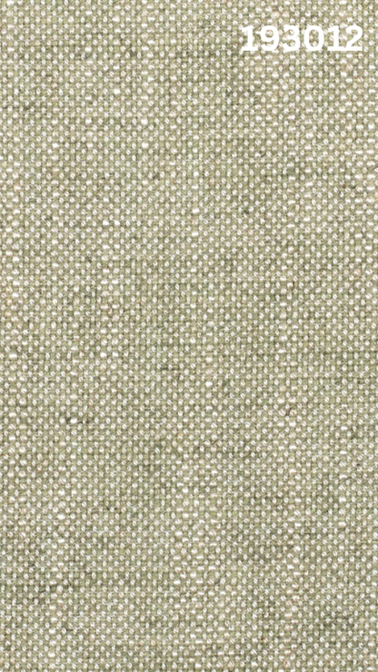 Green linen fabric for sofas with a subtle pattern and number '193012' at the top.