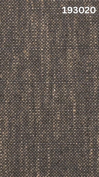 Dark linen fabric for sofas with a subtle pattern and number '193020' at the top.