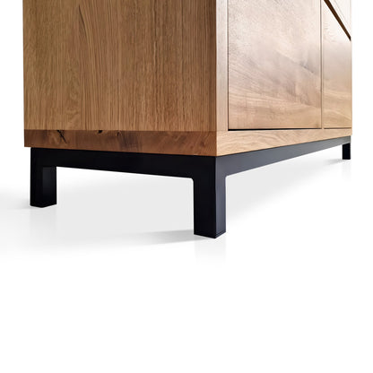 Noma Solid Wood Bedroom Dresser in Clear Oak