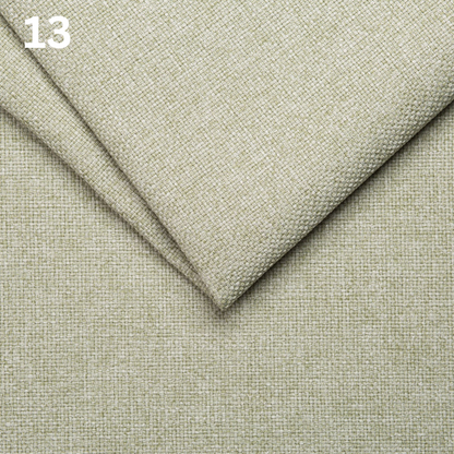 Beretta premium Belgian upholstery fabric sample – elegant woven texture, fire-resistant and stain-resistant, easy maintenance with water, available in rich colors. High-quality, durable fabric perfect for bespoke solid wood furniture upholstery, combining luxury, style, and long-lasting performance.