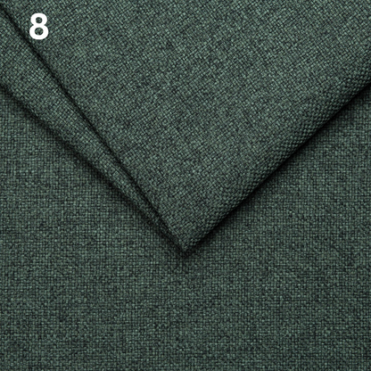 Beretta premium Belgian upholstery fabric sample – elegant woven texture, fire-resistant and stain-resistant, easy maintenance with water, available in rich colors. High-quality, durable fabric perfect for bespoke solid wood furniture upholstery, combining luxury, style, and long-lasting performance.