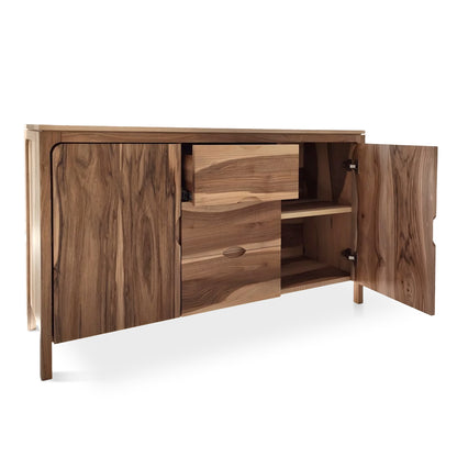 Arbor Solid Wood Sideboard in Clear Walnut