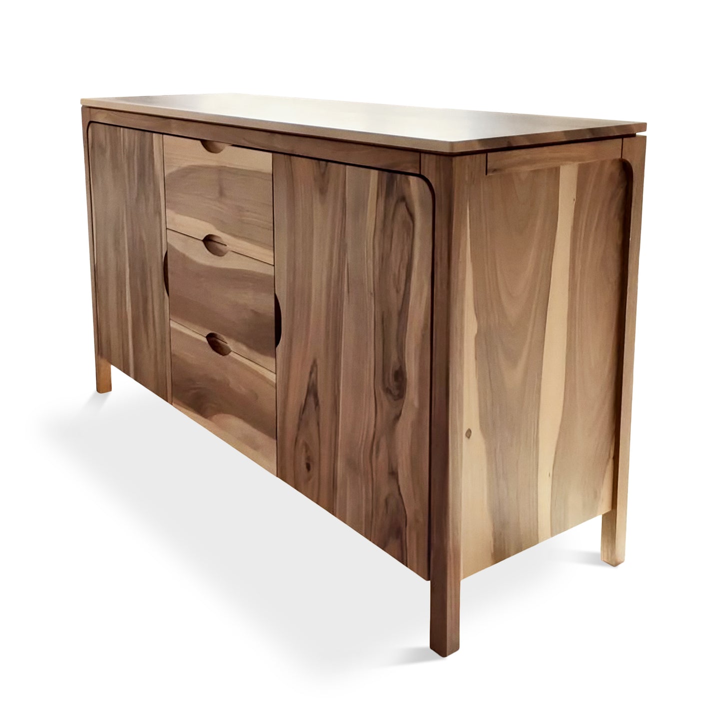 Arbor Solid Wood Sideboard in Clear Walnut