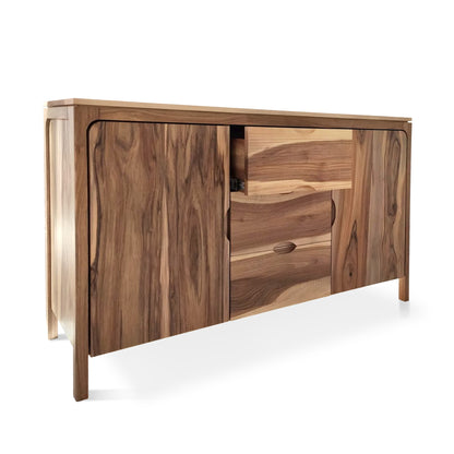 Arbor Solid Wood Sideboard in Clear Walnut