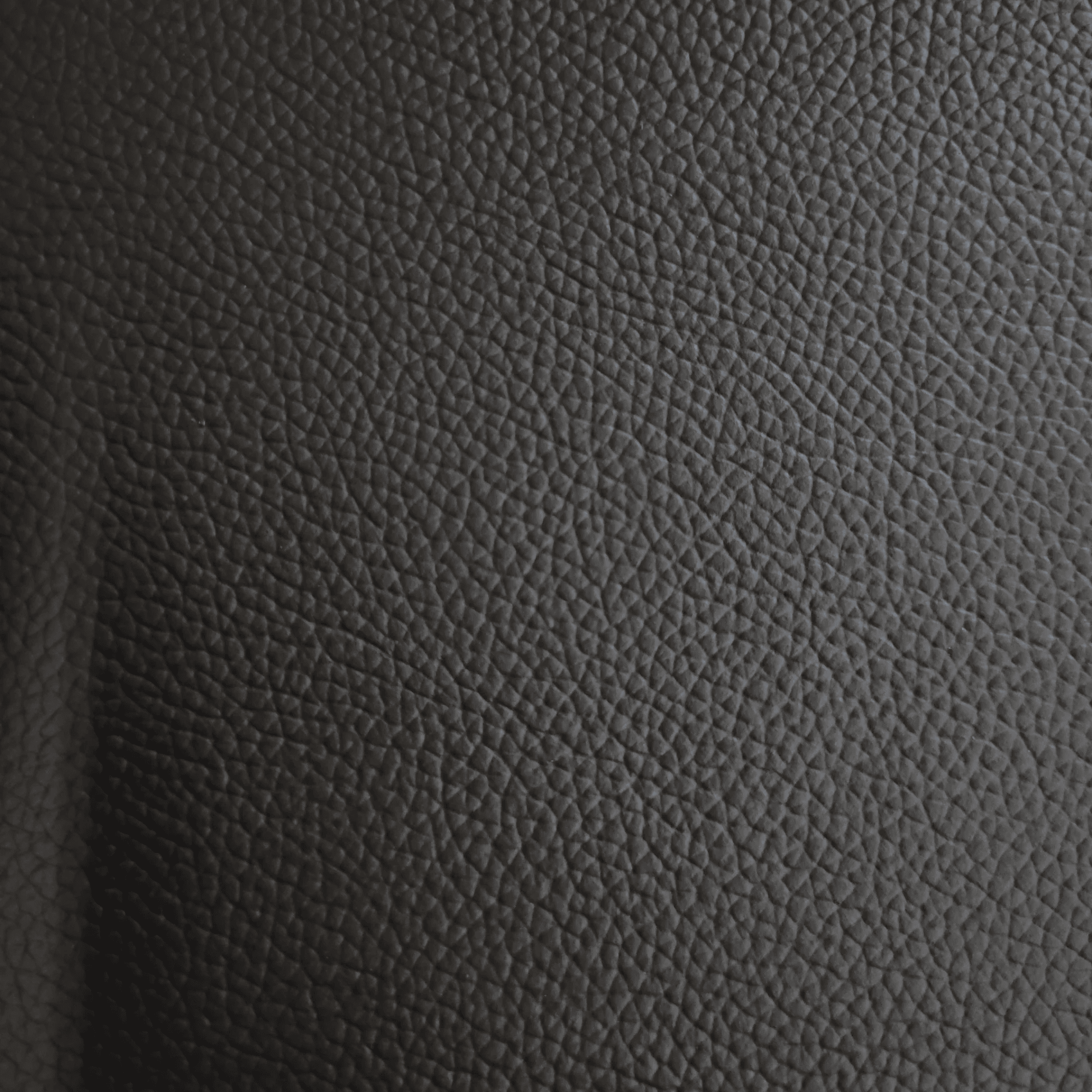 Black natural genuine Italian leather upholstery for bespoke dining chairs – premium, handcrafted material offering luxury, durability, and timeless style for custom solid wood furniture.