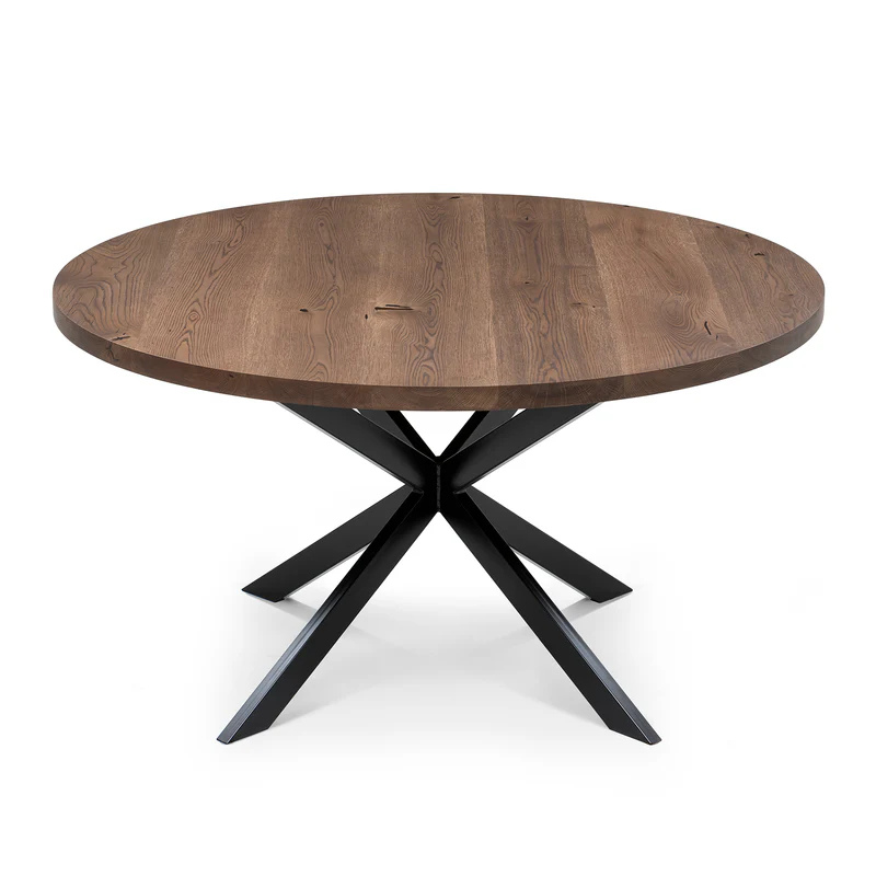 Luma Round Clear Oak Table