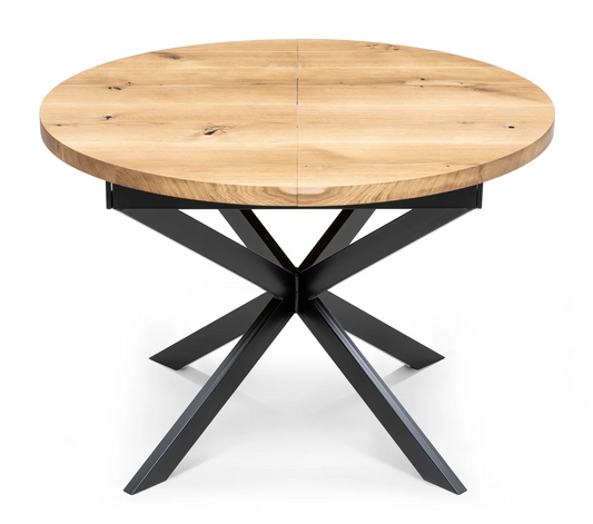 Luma Round Clear Oak Table