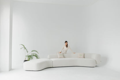Elegant memory foam modular sofa with premium fabric – perfect for modern living rooms. 